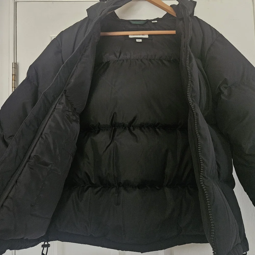 Lacoste Black Down Winter Hooded Puffer Jacket - Picture 11 of 12